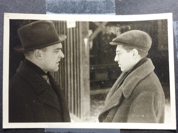 My grandfather and great-uncle during WWII